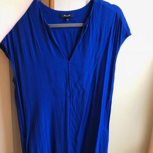 Lovely Royal Blue Midi Dress
